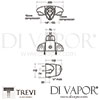 Trevi CTV Exposed Shower Valve Dimensions